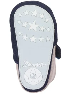 Sterntaler Krabbelschuhe^Krabbelschuhe in Dunkelblau/ Beige