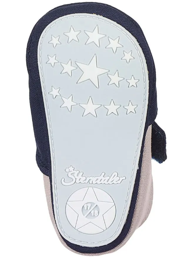 Sterntaler Krabbelschuhe^Krabbelschuhe in Dunkelblau/ Beige