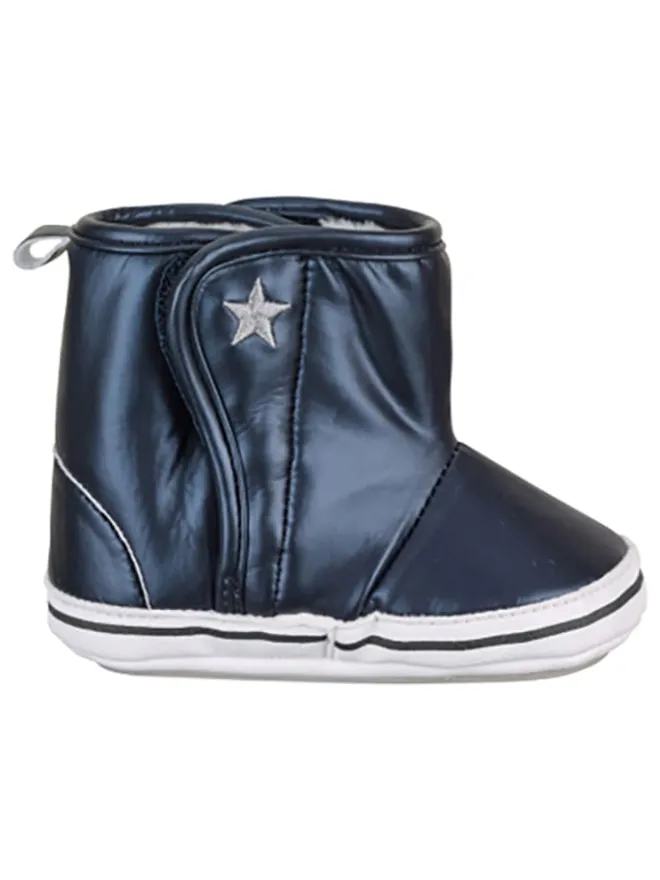 Krabbelschuhe in Dunkelblau>Sterntaler New