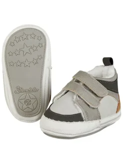 Krabbelschuhe in Grau/ Schwarz>Sterntaler Outlet