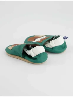 Krabbelschuhe in Grün><noscript><img width=