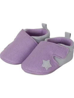 Krabbelschuhe in Lila/ Grau>Sterntaler