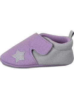 Krabbelschuhe in Lila/ Grau>Sterntaler