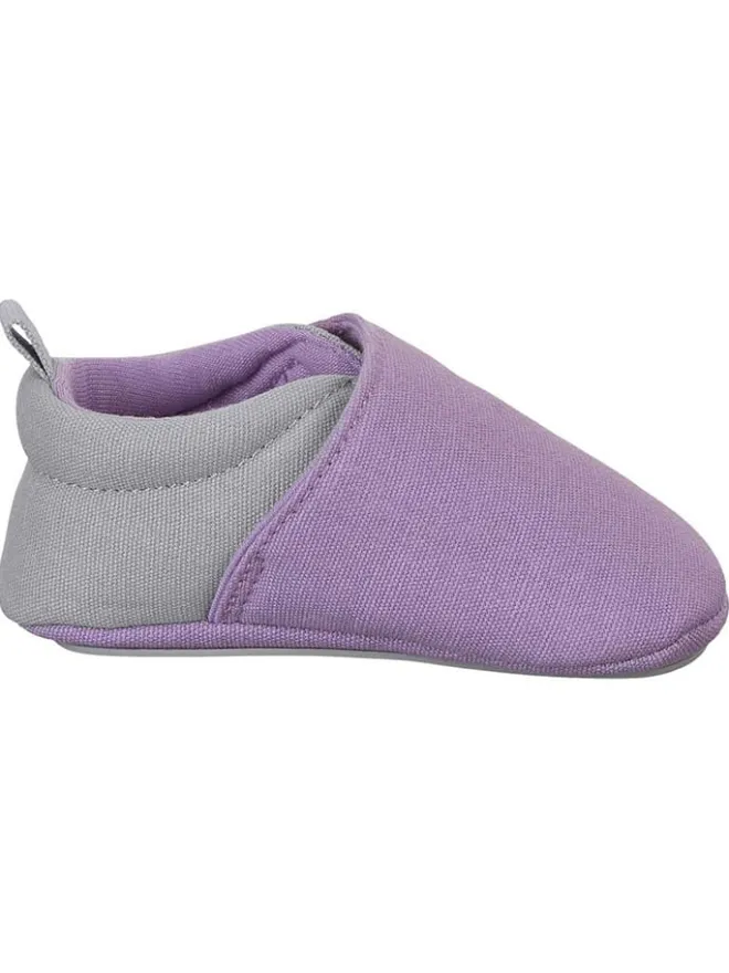 Krabbelschuhe in Lila/ Grau>Sterntaler