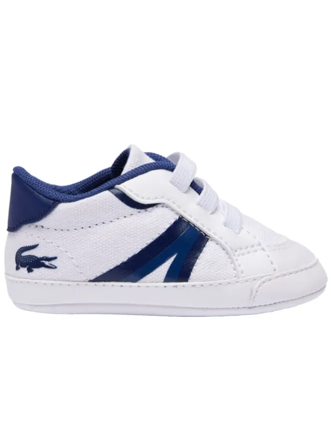 Lacoste Krabbelschuhe^Krabbelschuhe in Weiß/Blau