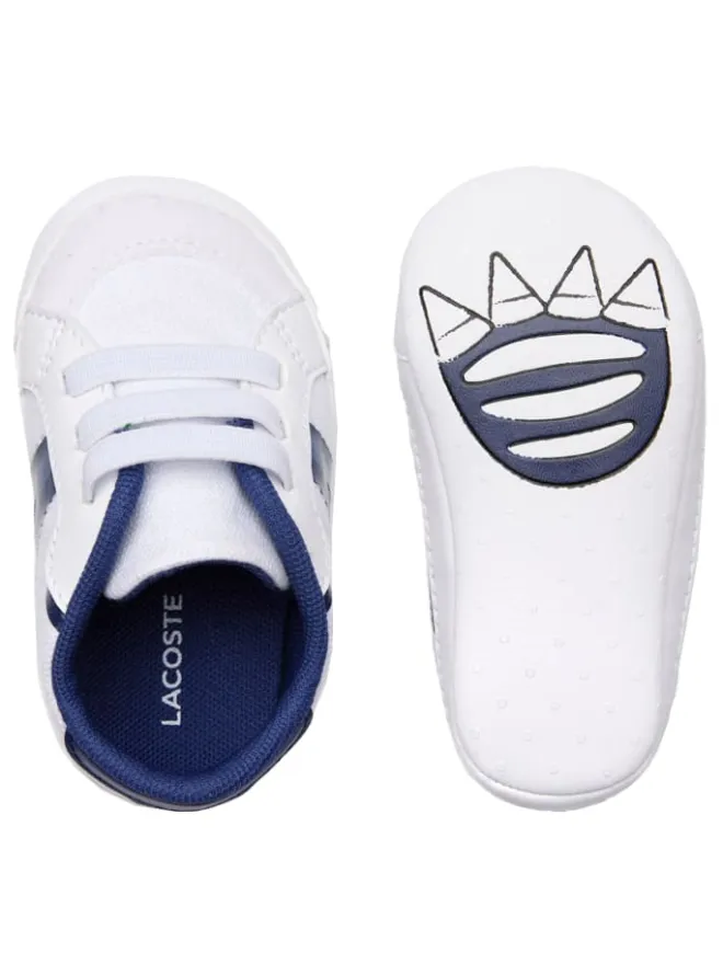 Lacoste Krabbelschuhe^Krabbelschuhe in Weiß/Blau