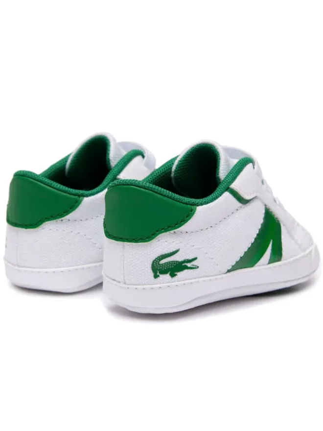Krabbelschuhe in Weiß/Grün>Lacoste Discount