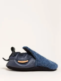 Krabbelschuhe Plain in blau><noscript><img width=