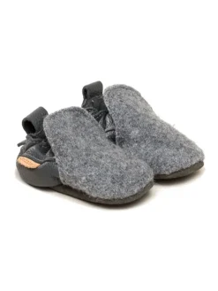 Gottstein Krabbelschuhe^Krabbelschuhe Plain in grau