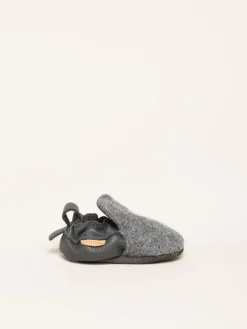Gottstein Krabbelschuhe^Krabbelschuhe Plain in grau