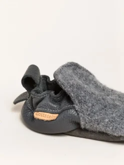 Gottstein Krabbelschuhe^Krabbelschuhe Plain in grau