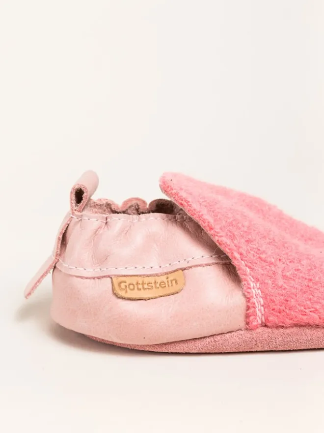 Krabbelschuhe Plain in pink>Gottstein Best