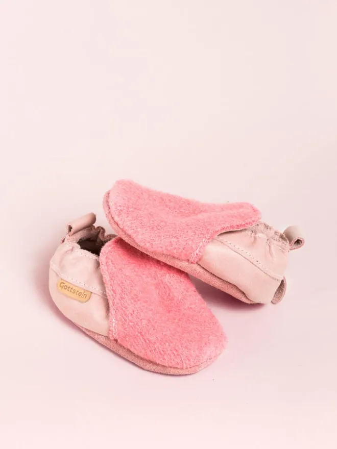 Krabbelschuhe Plain in pink>Gottstein Best