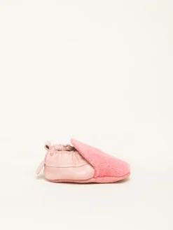 Krabbelschuhe Plain in pink><noscript><img width=