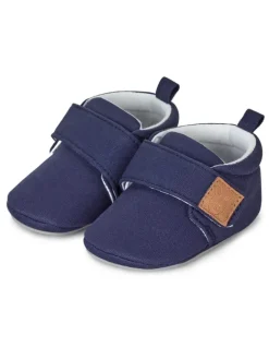 Krabelschuhe uni in marine>Sterntaler