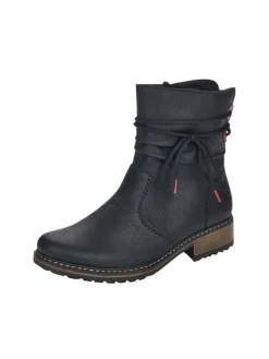 Kurzstiefel in schwarz/mogano>rieker New