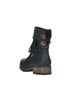 Kurzstiefel in schwarz/mogano>rieker New