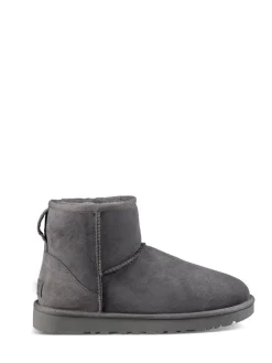 UGG Stiefel & Boots^Lammfell-Boots "Classic Mini II" in Grau