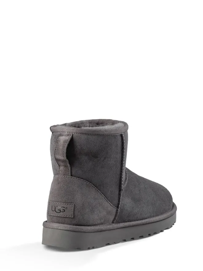 UGG Stiefel & Boots^Lammfell-Boots "Classic Mini II" in Grau