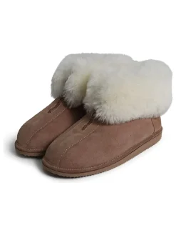 Kaiser Naturfellprodukte Clogs & Pantoletten|Hausschuhe^Lammfell-Hausschuhe "Alta" in Hellbraun