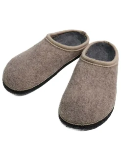 Kaiser Naturfellprodukte Hausschuhe|Clogs & Pantoletten^Lammfell-Hausschuhe in Beige