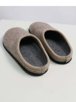 Kaiser Naturfellprodukte Hausschuhe|Clogs & Pantoletten^Lammfell-Hausschuhe in Beige