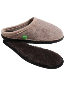Kaiser Naturfellprodukte Clogs & Pantoletten|Hausschuhe^Lammfell-Hausschuhe in Beige