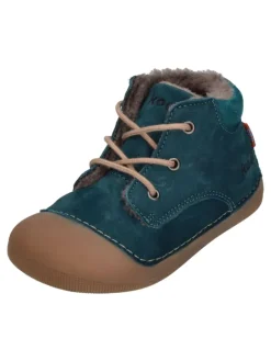 Lauflernschuhe AVA BIO NUBUK LAMBSWOOL in türkis>KOEL Clearance