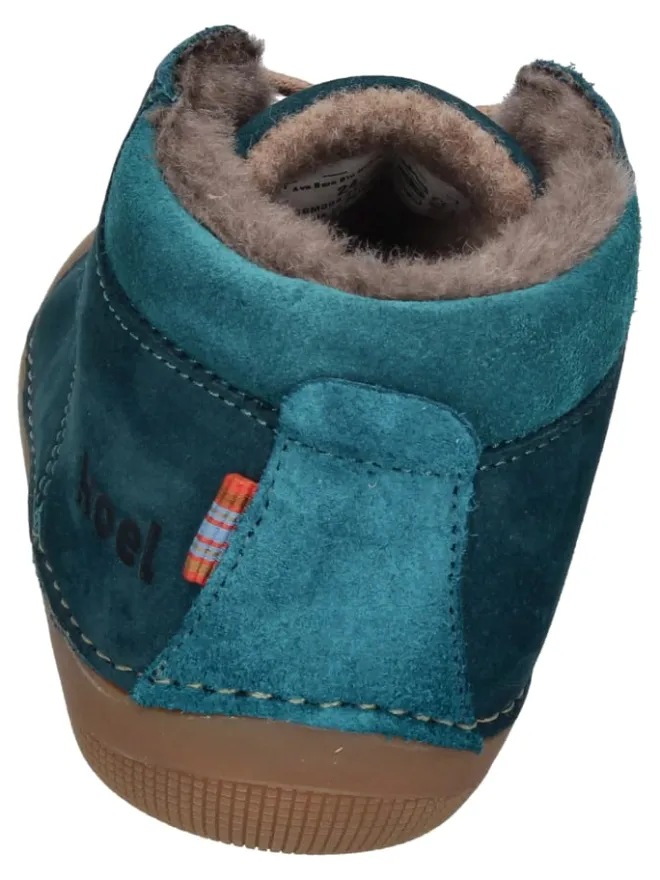 Lauflernschuhe AVA BIO NUBUK LAMBSWOOL in türkis>KOEL Clearance