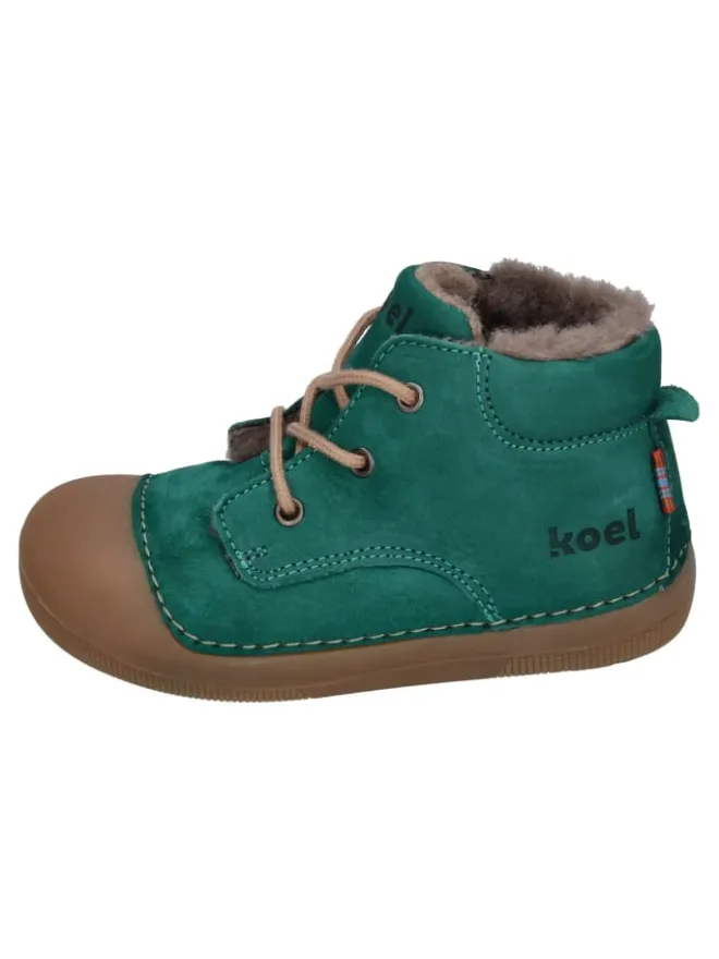 Lauflernschuhe AVA BIO NUBUK LAMBSWOOL in grün>KOEL Clearance