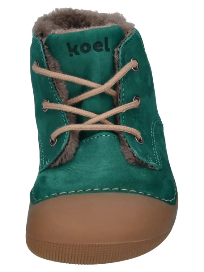 Lauflernschuhe AVA BIO NUBUK LAMBSWOOL in grün>KOEL Clearance