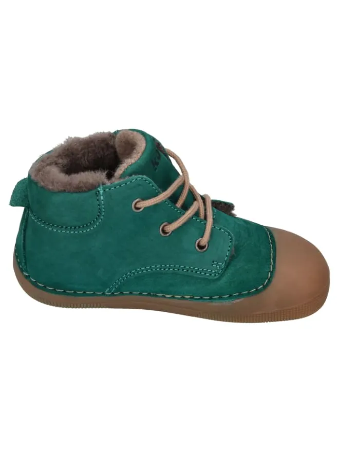 Lauflernschuhe AVA BIO NUBUK LAMBSWOOL in grün>KOEL Clearance