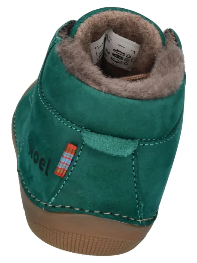 Lauflernschuhe AVA BIO NUBUK LAMBSWOOL in grün>KOEL Clearance