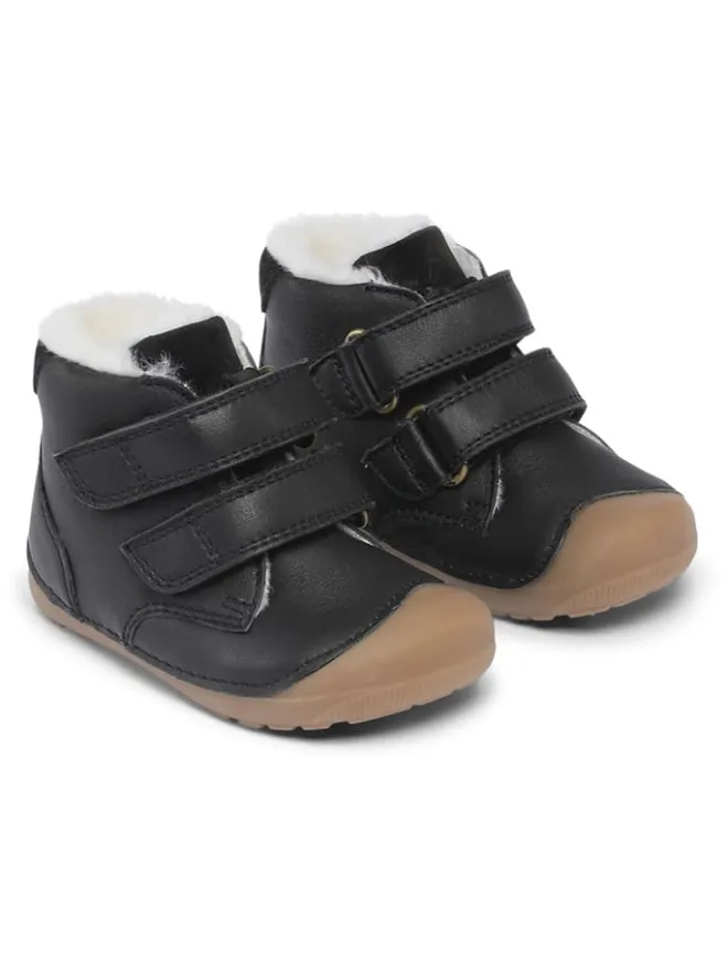Bundgaard Lauflernschuhe^Lauflernschuhe "Petit Mid Winter Strap" in Schwarz