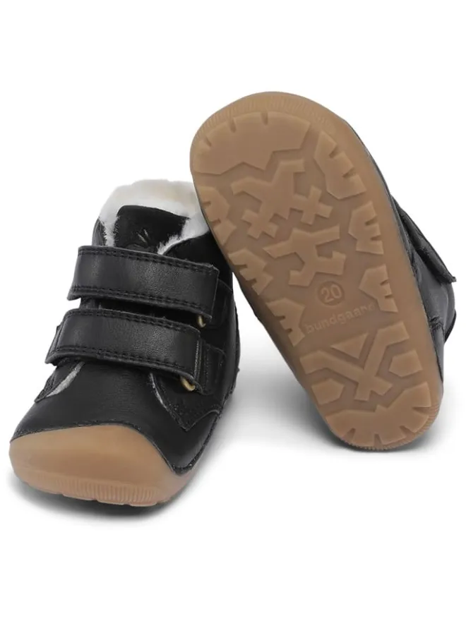 Bundgaard Lauflernschuhe^Lauflernschuhe "Petit Mid Winter Strap" in Schwarz