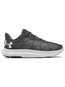 Under Armour Sportschuhe^Laufschuhe "Charged Speed Swift" in Grau/ Weiß