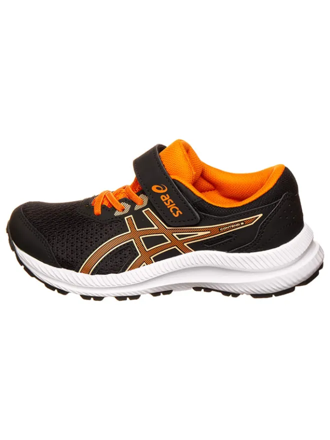 Laufschuhe "CONTEND 8 PS" in Schwarz/ Orange>asics Clearance