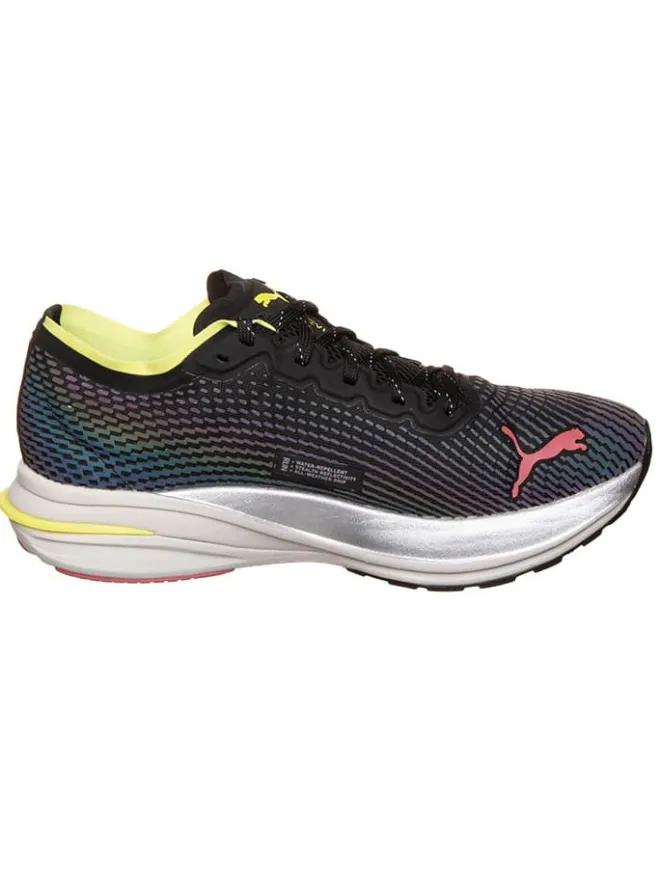 Puma Outdoor- & Sportschuhe^Laufschuhe "Deviate Nitro WTR" in Schwarz/ Blau/ Silber
