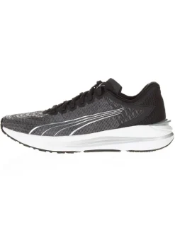 Laufschuhe "Electrify Nitro Turn" in Schwarz/ Weiß>Puma Hot