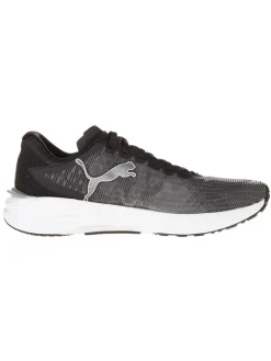 Laufschuhe "Electrify Nitro Turn" in Schwarz/ Weiß>Puma Hot