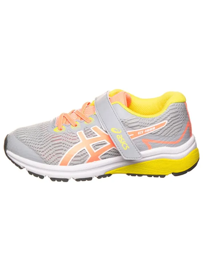 asics Outdoor- & Sportschuhe·Trainings- & Sportschuhe^Laufschuhe "GT-1000 8 PS" in Grau/ Orange/ Gelb