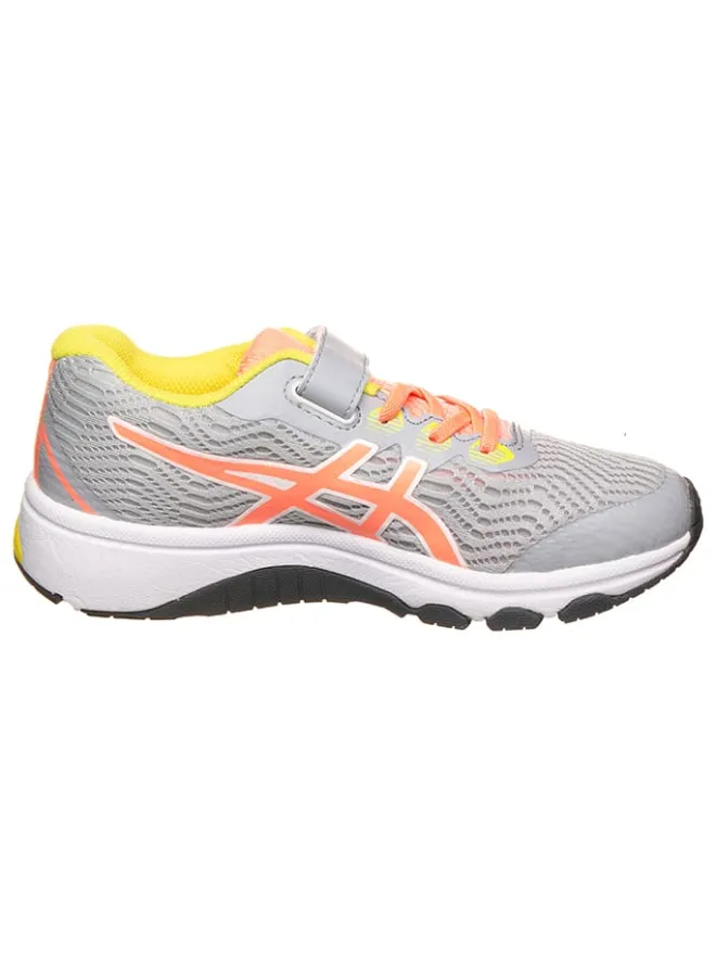 asics Outdoor- & Sportschuhe·Trainings- & Sportschuhe^Laufschuhe "GT-1000 8 PS" in Grau/ Orange/ Gelb