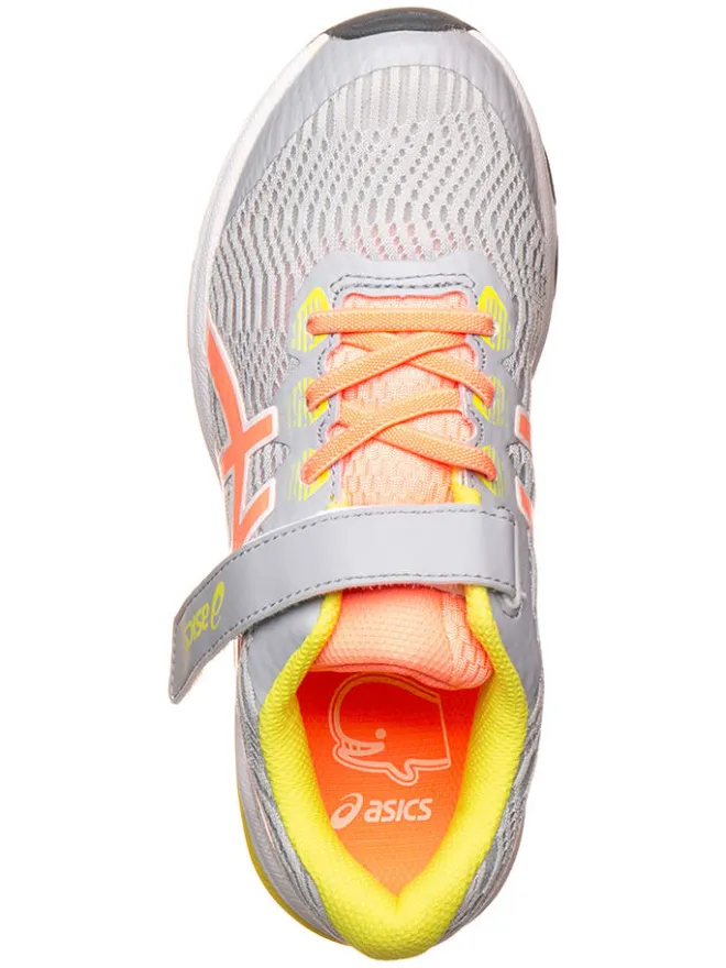 asics Outdoor- & Sportschuhe·Trainings- & Sportschuhe^Laufschuhe "GT-1000 8 PS" in Grau/ Orange/ Gelb