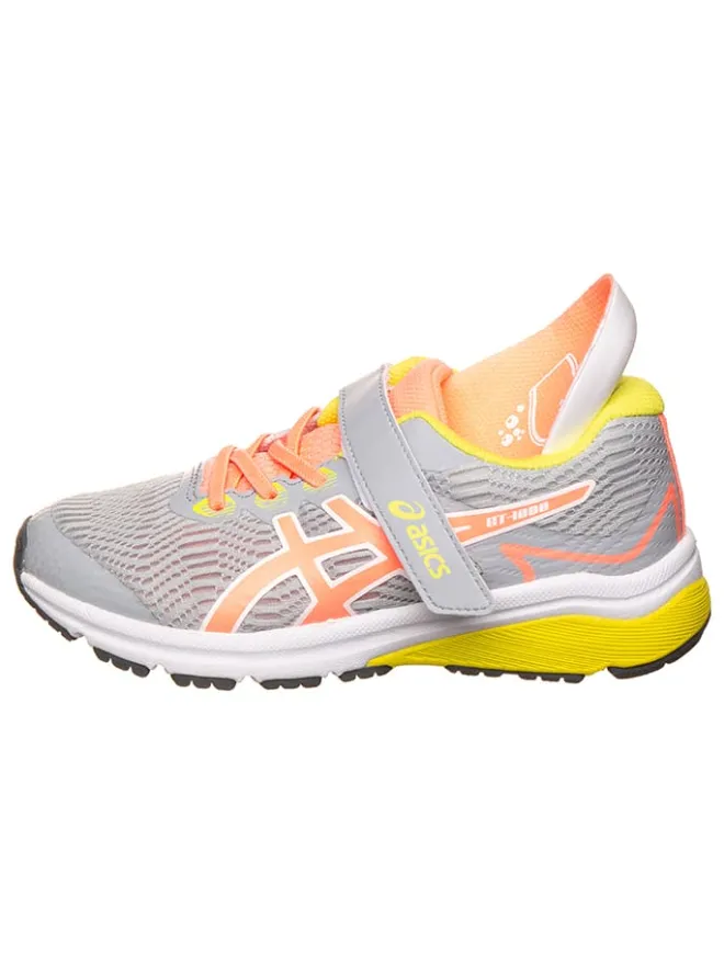 asics Outdoor- & Sportschuhe·Trainings- & Sportschuhe^Laufschuhe "GT-1000 8 PS" in Grau/ Orange/ Gelb
