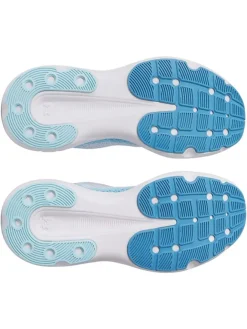 Laufschuhe in Weiß/ Hellblau><noscript><img width=