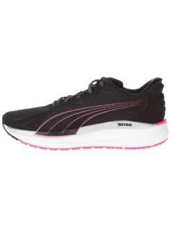 Laufschuhe "Magnify Nitro Knit" in Schwarz/ Weiß/ Pink>Puma