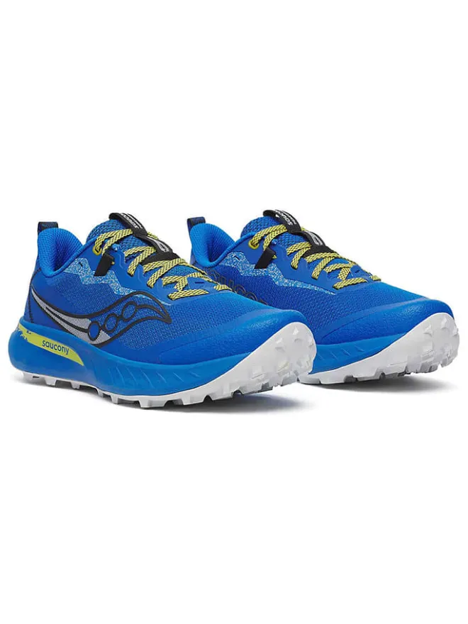 Saucony Sportschuhe^Laufschuhe "Peregrine 15" in Blau/ Anthrazit