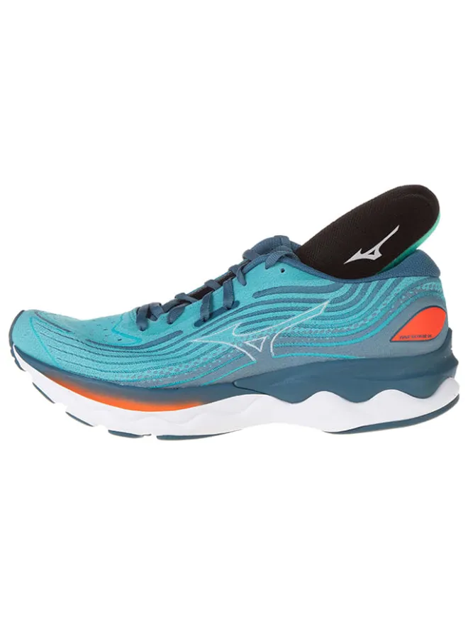 Mizuno Sportschuhe^Laufschuhe "Wave Skyrise" in Türkis