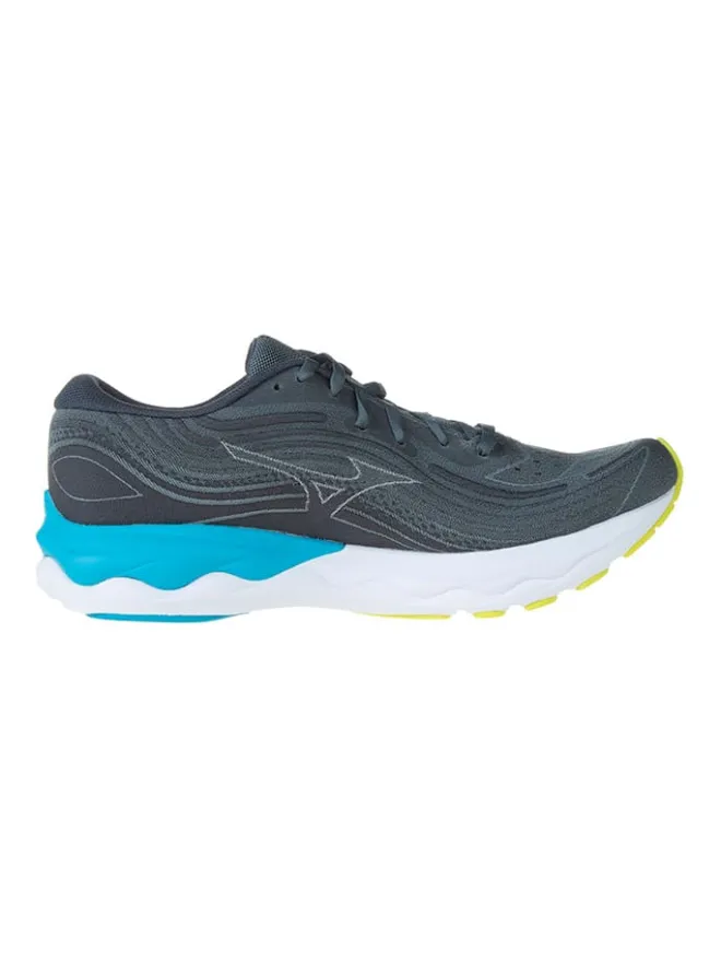 Mizuno Sportschuhe^Laufschuhe "Wave Skyrise" in Anthrazit/ Hellblau