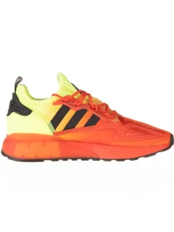 Laufschuhe "ZX 2K Boost" in Orange/ Gelb>adidas Clearance